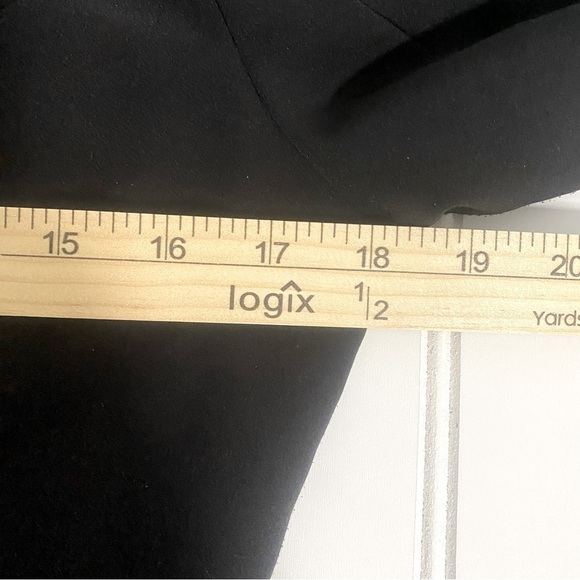 FINDERS Women’s Eyelet Fit and Flare Black Dress Size X-Large Unique Heavyweight - Picture 13 of 15